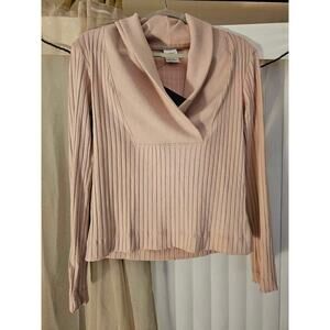 NWT Nike Yoga Luxe Fuzzy Ribbed CoverUp Top Size XS Athleisure Athletic Cozy